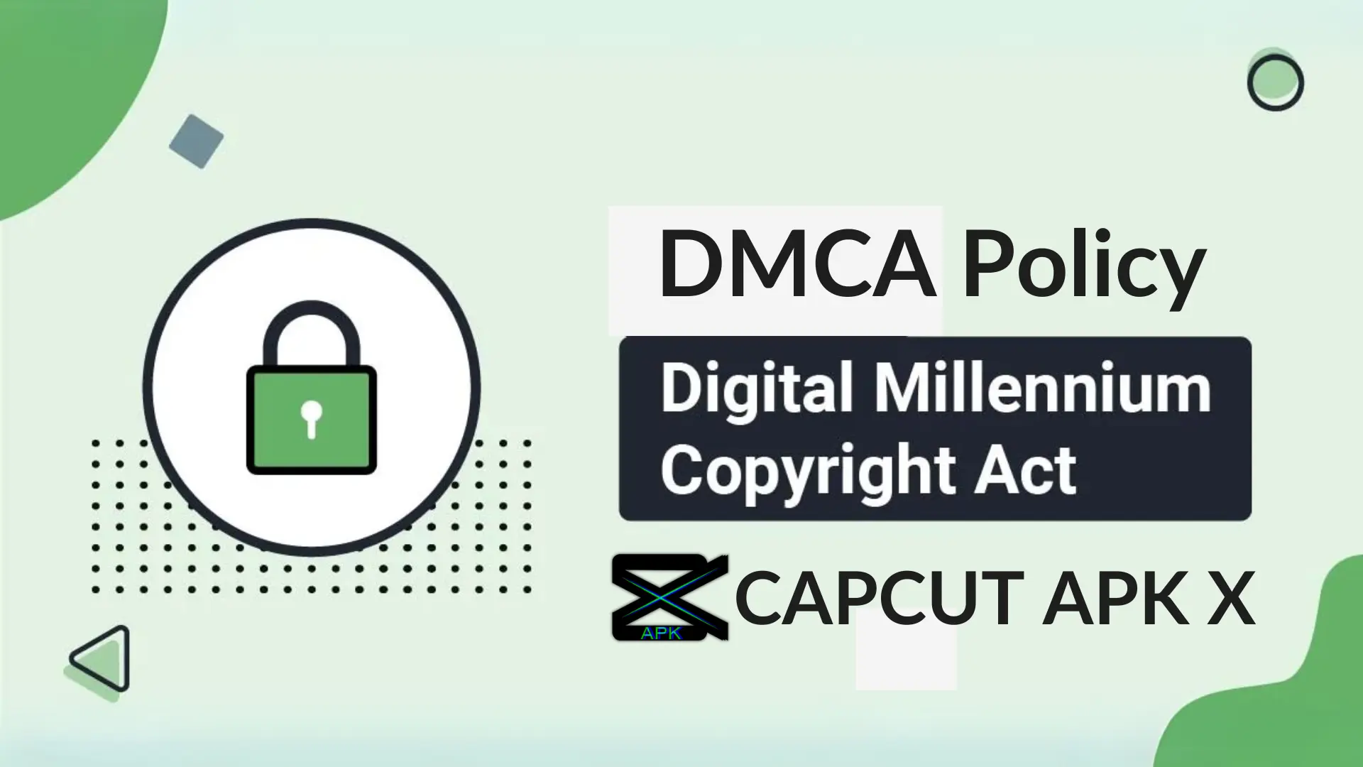 Hero Image showing DMCA Policy title