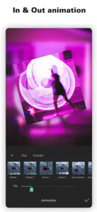 A blurred image of a girl showing In and Out Animation