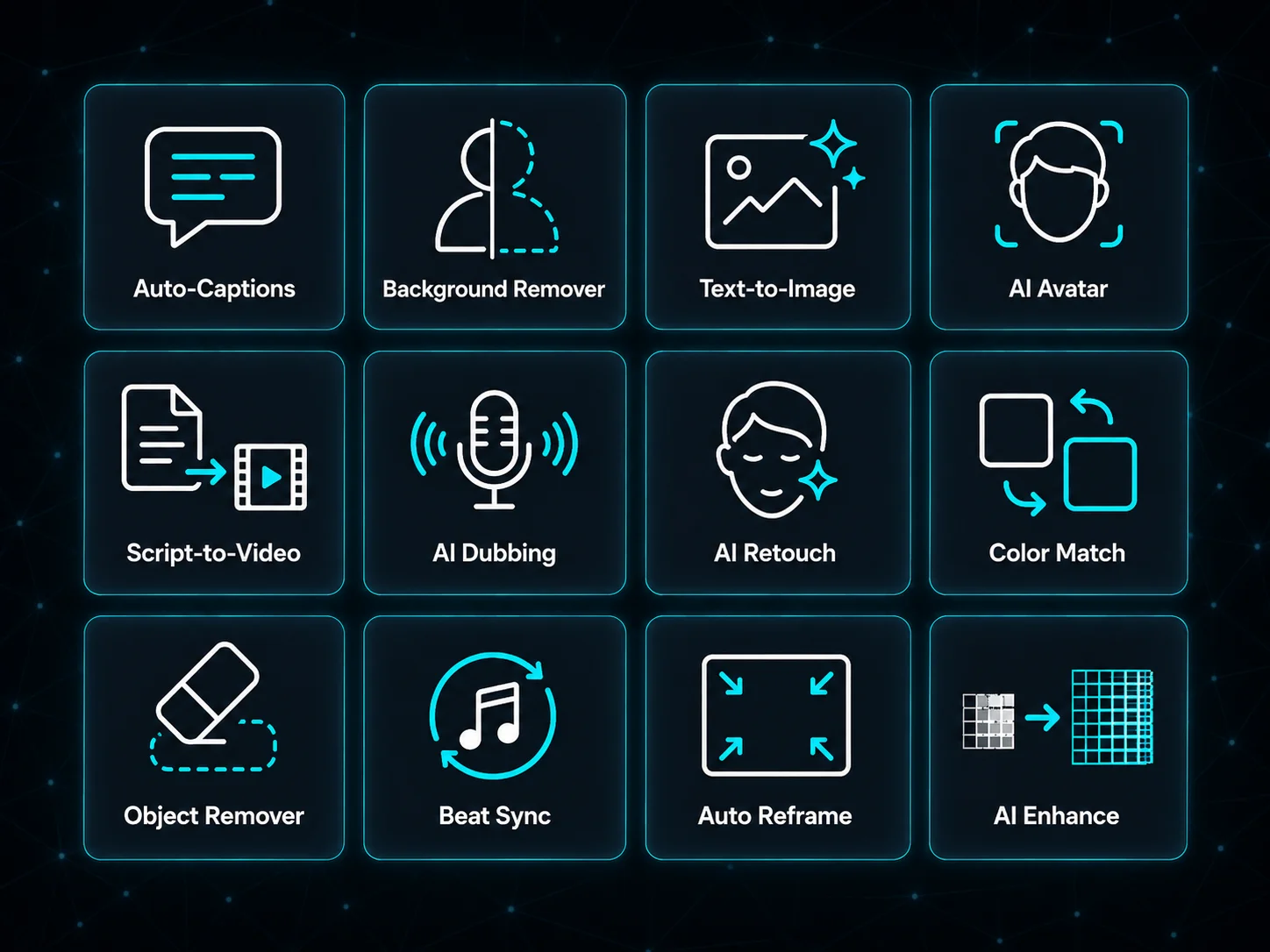 All 12 CapCut AI tools unlocked — auto-captions, background remover, text-to-image, AI avatar, script-to-video and more