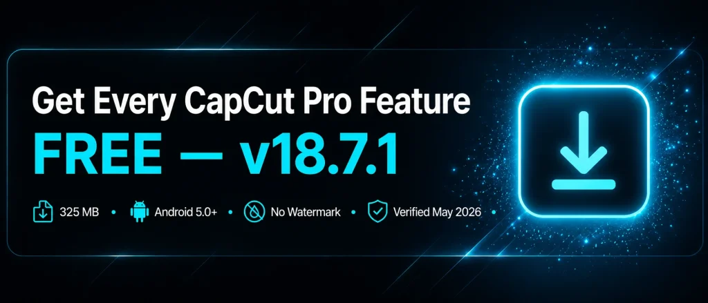 Download CapCut Mod APK v18.7.1 free — premium unlocked, 4K HDR, all AI features, no watermark